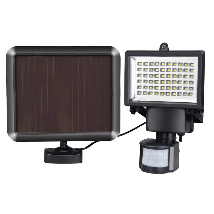 Tamproad Outdoor Solar Led Reflector Lights Garden 60led Pir Motion Tamproad Outdoor Solar Led Reflector Lights Garden 60led Pir Motion Sensor Floodlights Spotlight Post Fountain Outside Wall Lamp In Lamps From