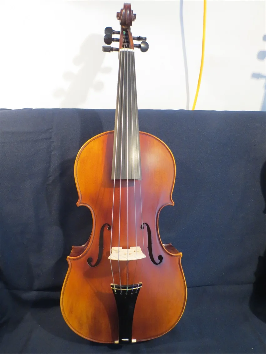 Hand made Большой Резной 5 строка Виола 17 7/"(455 мм), большой резонансный звук#12684
