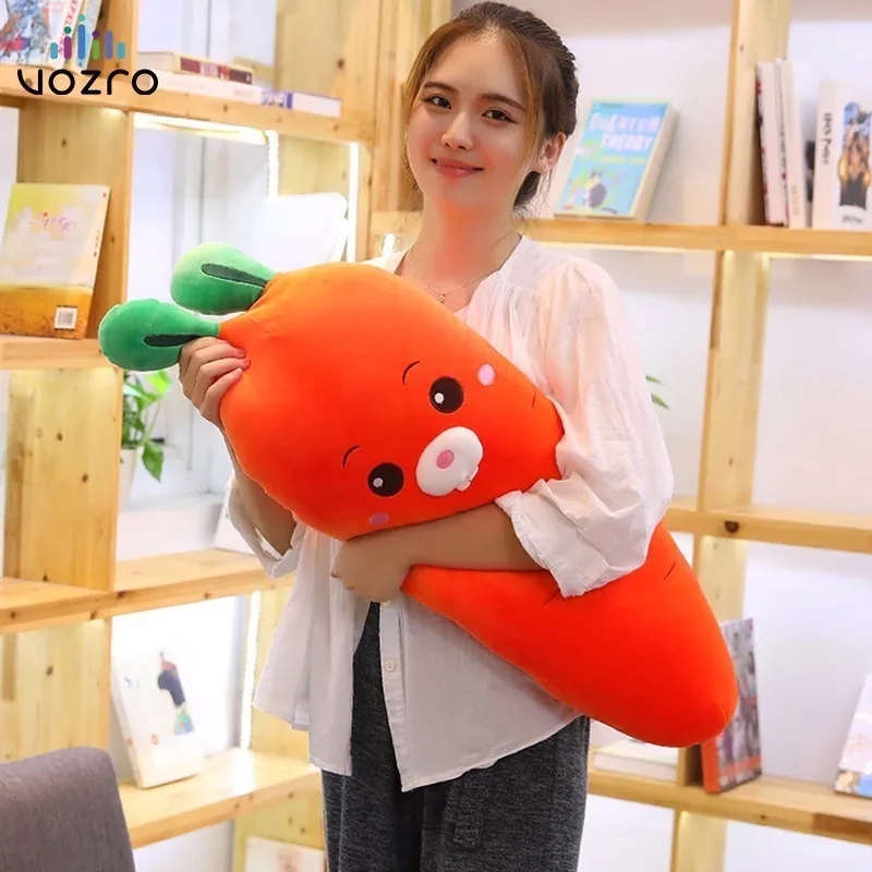 

VOZRO 85 Cm Camouflage Carrot Rabbit Plush Toy Doll Lazy Hug Female Almofada Overwatch Floor Cushions Coussin De Salon Cojines