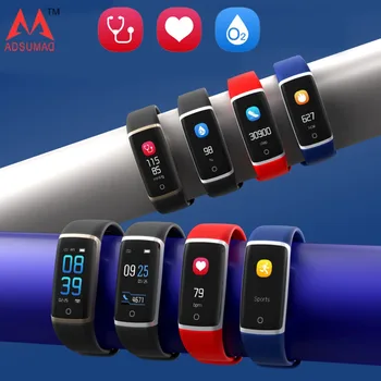 

Smart band Q16 IP68 waterproof Fitness tracker Sport Tracker Message Push Blood Pressure Oxygen Heart Rate Monitor Bracelet