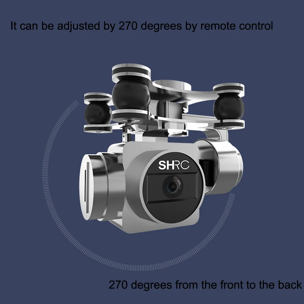 RC Квадрокоптер 1080 P широкоугольный объектив 270 градусов вращающийся Дрон HD FPV Модернизированный WiFi Фото Видео подарок вертолет самолет