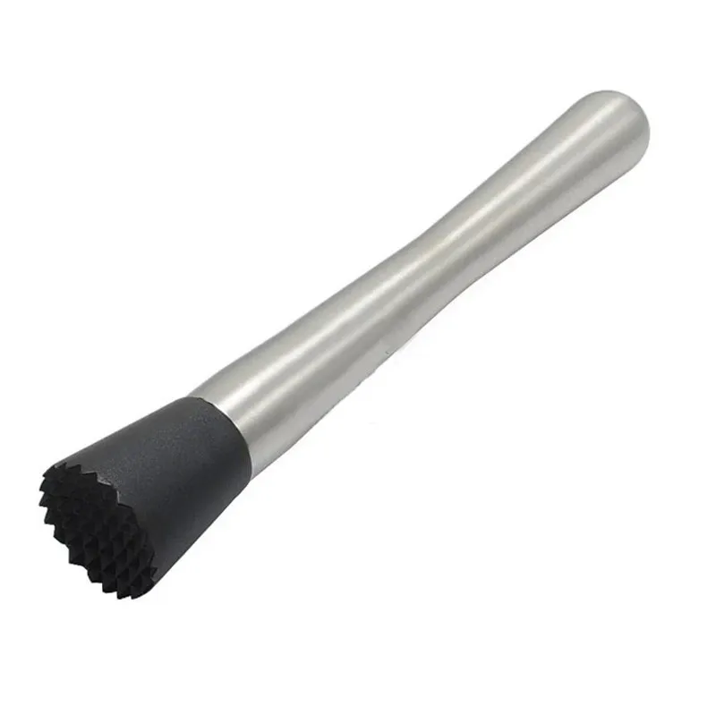 Stainless steel cocktail muddler bar mixer mojito DIY drink fruit muddler crushed ice bar tool