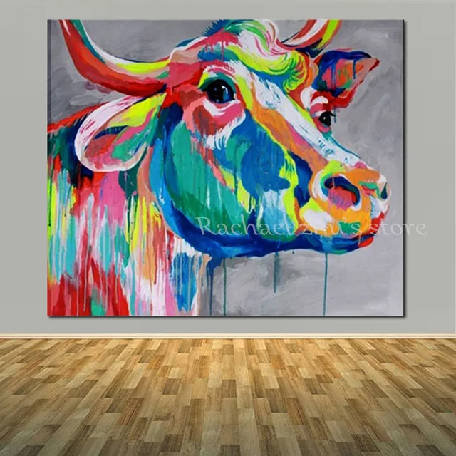 hand painted pop art