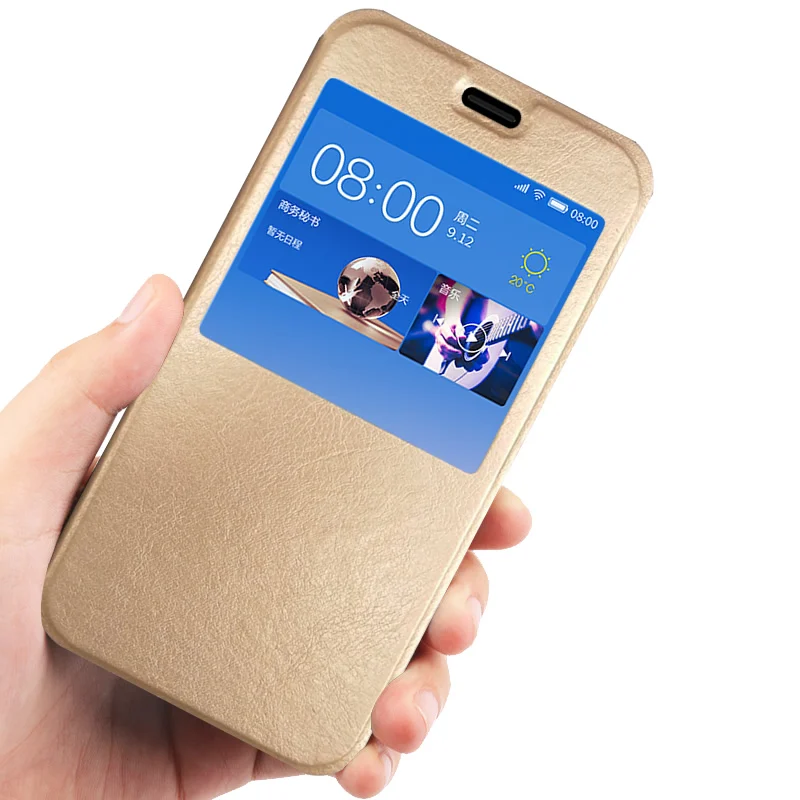 Чехол для Xiaomi Mi A2 чехол с откидной крышкой Lite из искусственной кожи окошком xiaomi