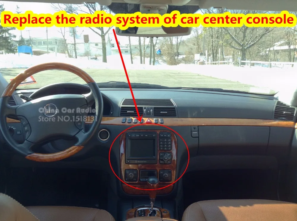 Excellent 8" Android 9.0 4G+64G Car Multimedia Player For Mercedes Benz S CL Class W220 W215 CL Class W215 CL600 CL55 Radio GPS Navigation 1