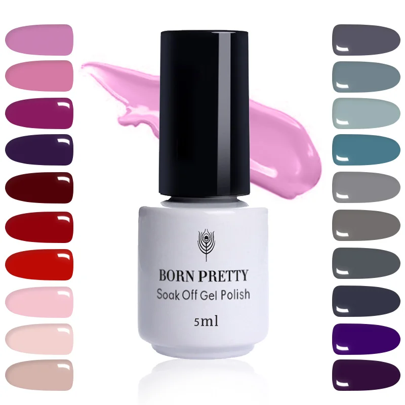 

Born Pretty Nail Art Beauty DIY Nail Paint Design Gel UV LED 5ml Nail Art Enamel Gel Nails Polish UV Varnish Lacquer Gel