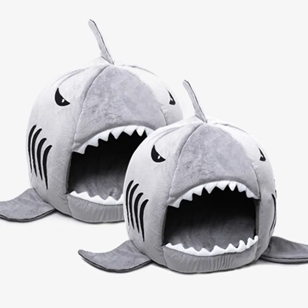 

Shark Shape Dog Cat Pet Sleeping Sofa Bed Size S M Drop Shipping