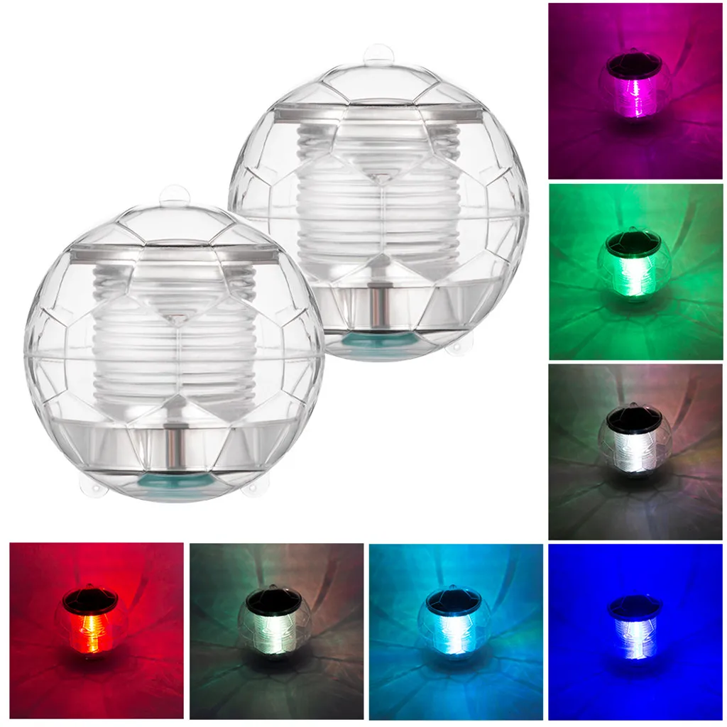 

2019 online star item Household necessities Solar Floating Light Pond Light Waterproof Color Changing LED Solar Pool Light