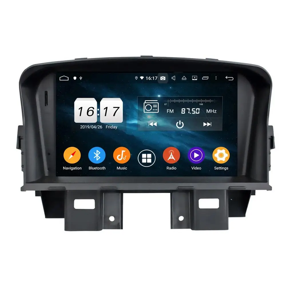 Автомобильная аудиосистема CarPlay DSP PX6 7 дюймов Android 10 DVD GPS для Chevrolet Cruze 2008 2009 2010 2011