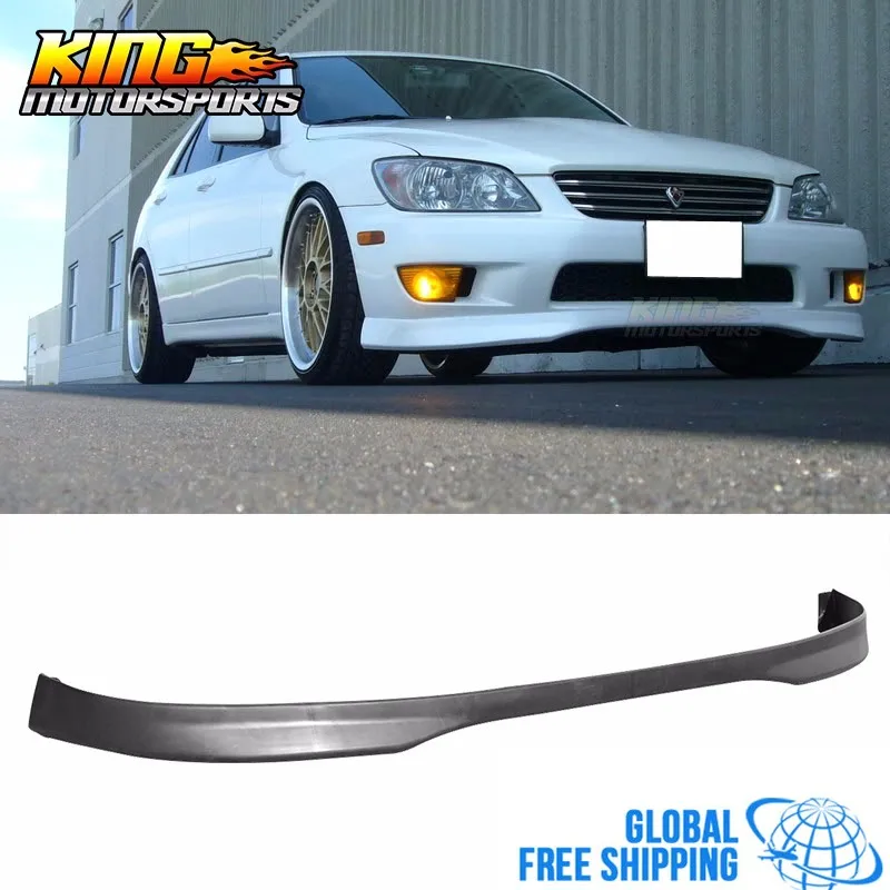 

FITS 01-05 LEXUS IS300 FRONT BUMPER LIP SPOILER BODYKIT TYPE-R PP GLOBAL FREE SHIPPING WORLDWIDE