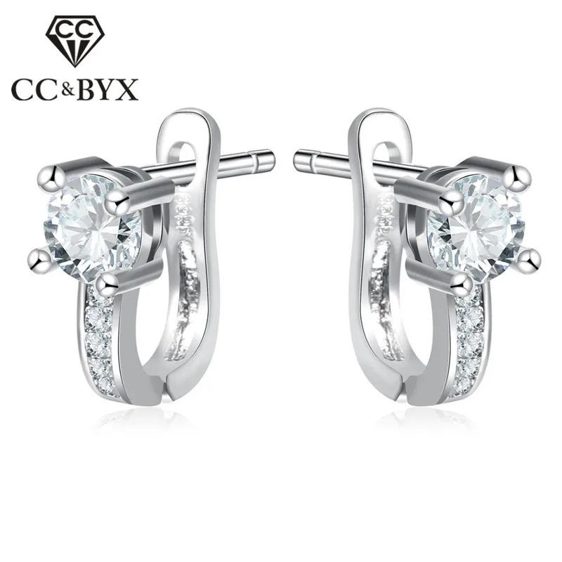 

CC Unique Clip Earrings For Women Simple Classic Brincos Romantic Wedding Engagement Accessories Drop Shipping CCE236