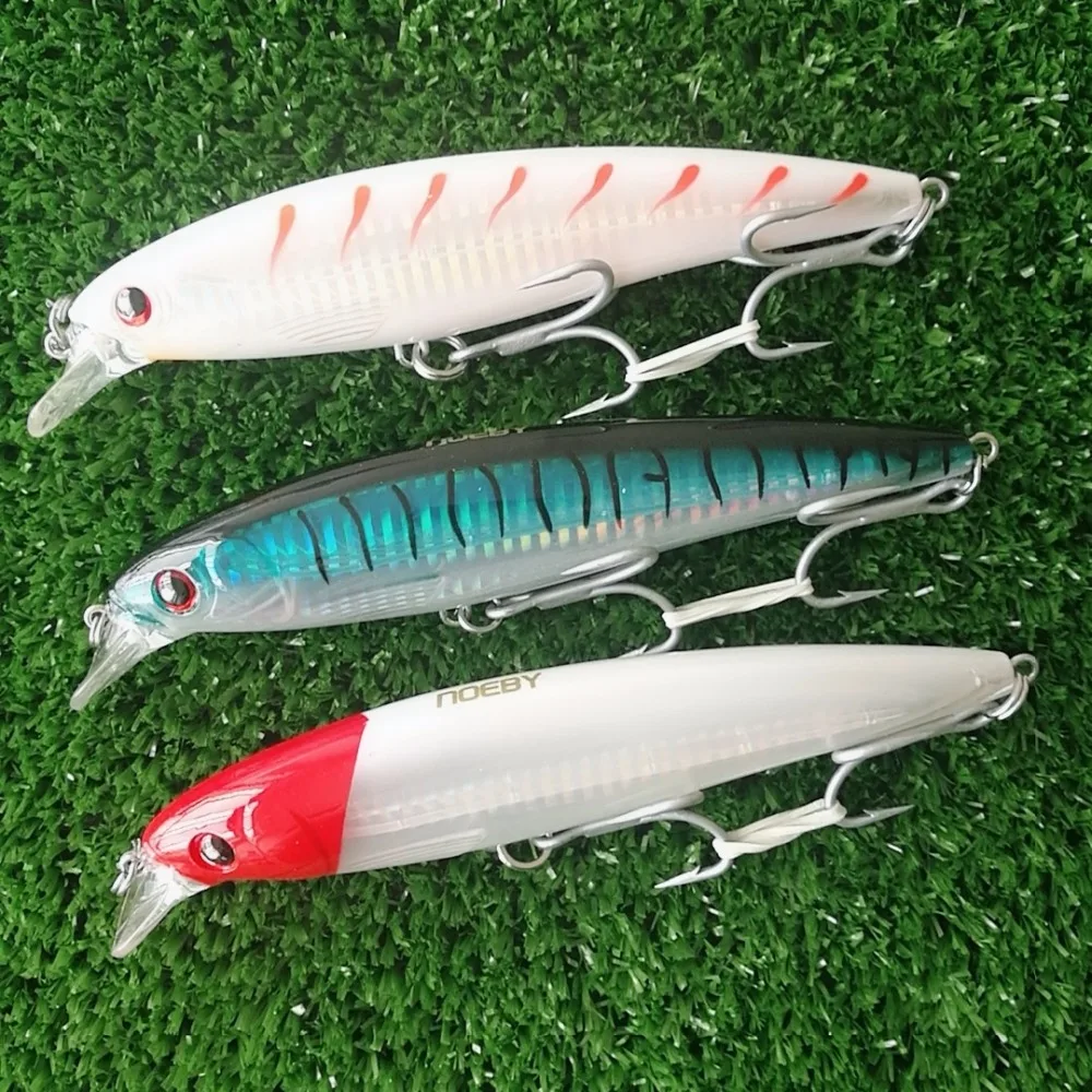 

Noeby brand 9047 3pcs 14cm 42g crankbait leurre peche minnow plastic for fishing bass