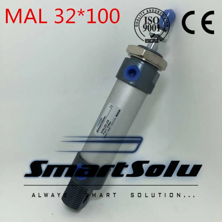 

Free Shipping MAL 32x100  Single Rod Pneumatic Air Cylinder