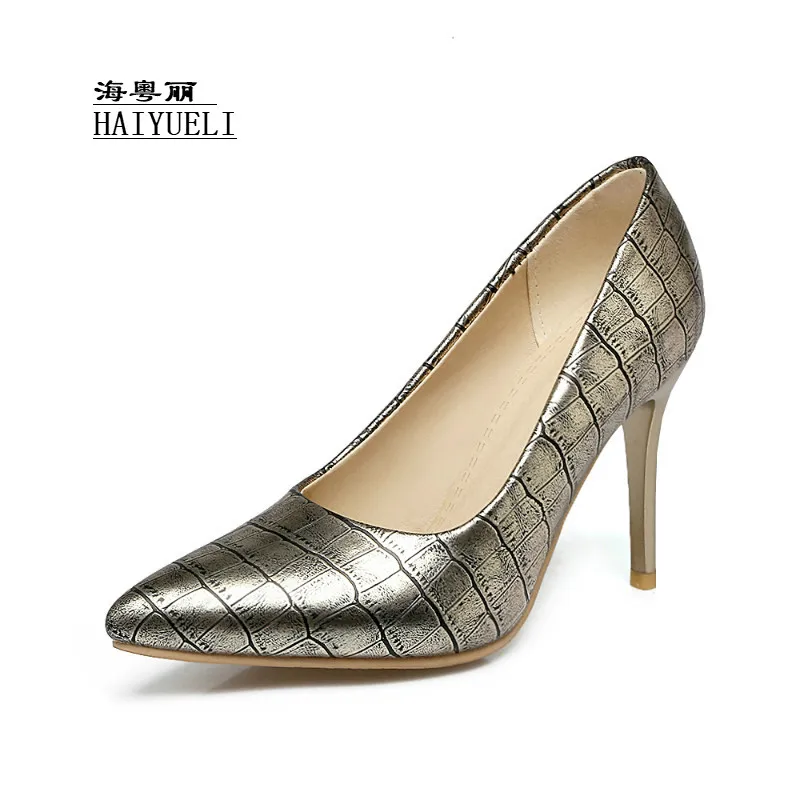 

Women Pumps Fashion Sexy Women's Shoes Thin Heel High-heeled Pointed Shoes Banquet Shoes Plus Size 34-48