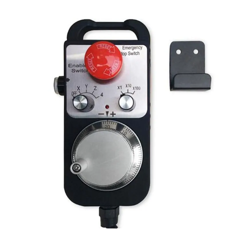 

DANIU 1pc 5-24V Universal 4 a xis Pendant Handwheel with Emergency Stop For CNC Machine And Manual Pulse Generator