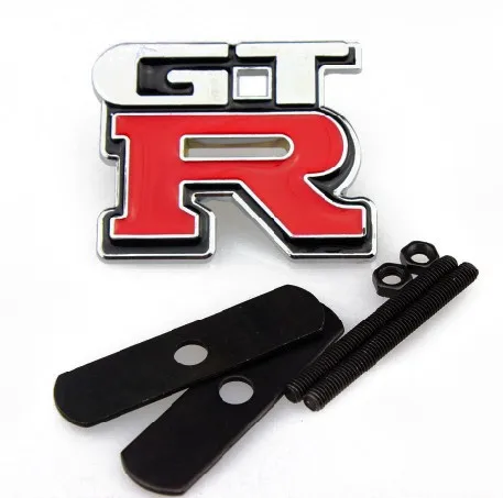

Front Grill Badge GTR Emblem Stickers Decal Car Styling for nissan qashqai 2015 juke x-trail tiida note almera car accessories
