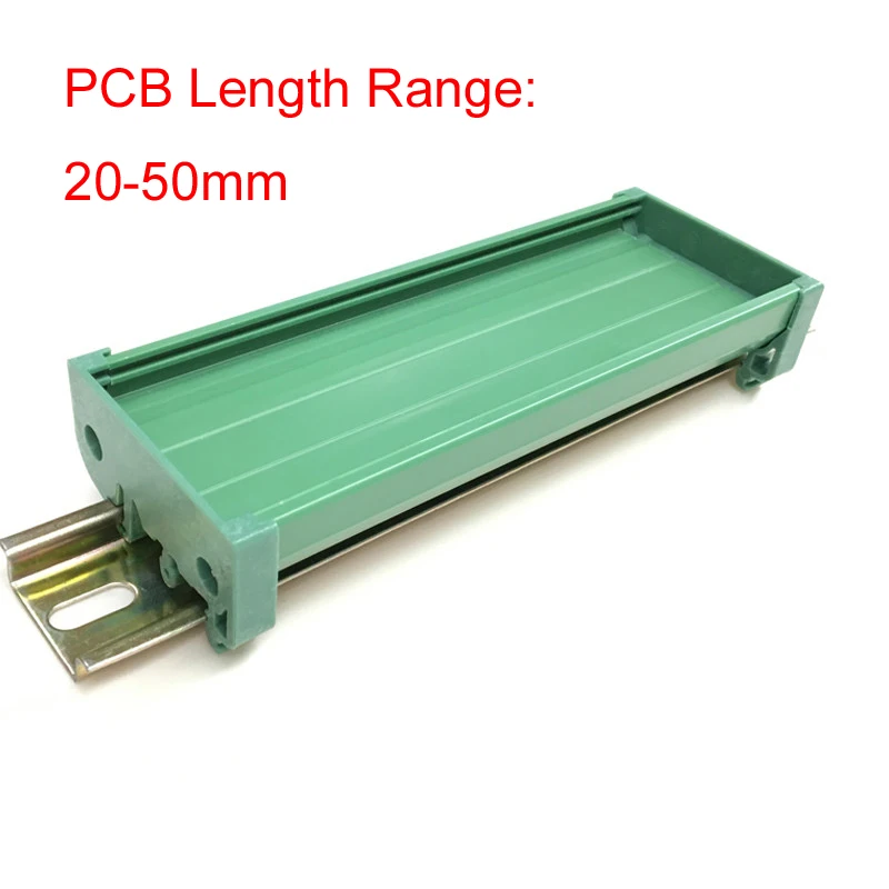 

UM50 PCB length: 20-50mm profile panel mounting base PCB housing PCB DIN Rail mounting adapter PCB carrier