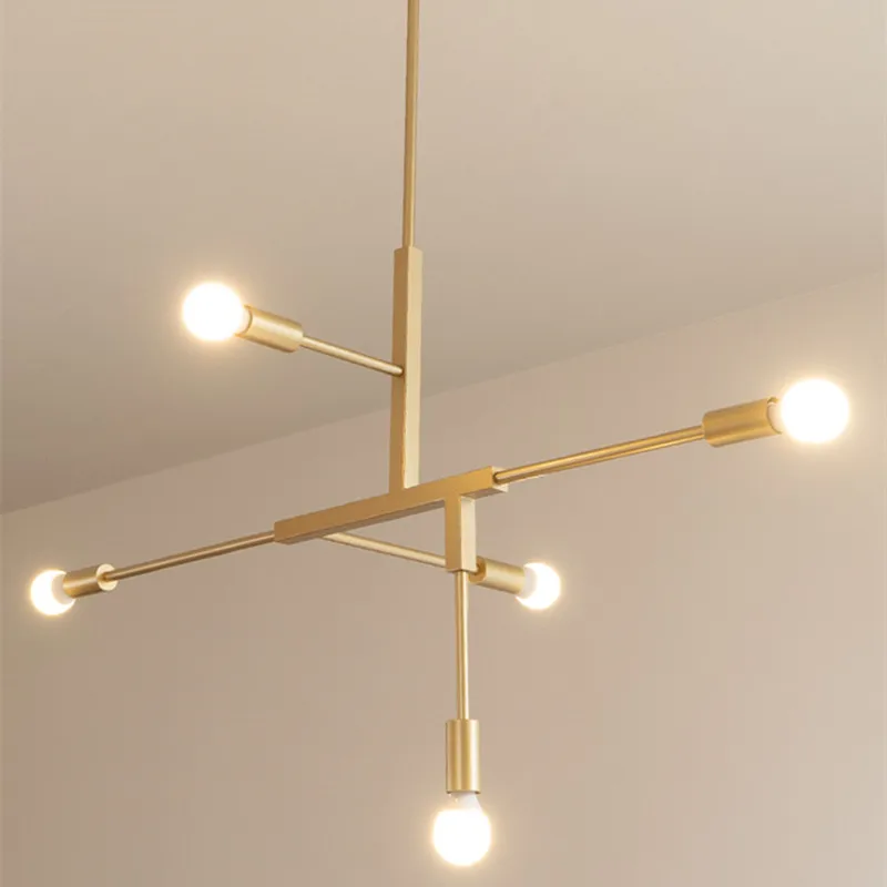 Nordic современный золото светодио дный LED открытый подвесные светильники бытовой спальня обеденная лампа творческая личность Magic Bean Droplight