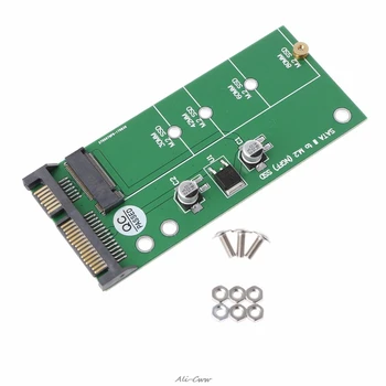 

M.2 SSD To 2.5" SATA 3 Adapter Card For 30/42/60/80mm M.2 SSD Hard Drive With Screws High Quality