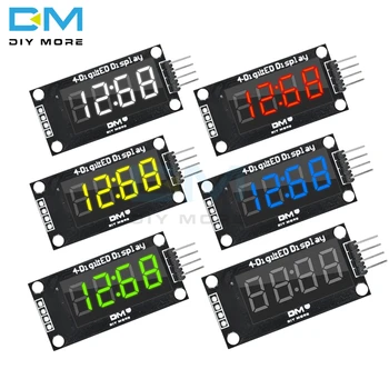 

TM1637 4-Digit Digital LED 0.36" 0.36 Inch 7 Segments Display Tube Clock Module LED Board For Arduino With Pins Double dots