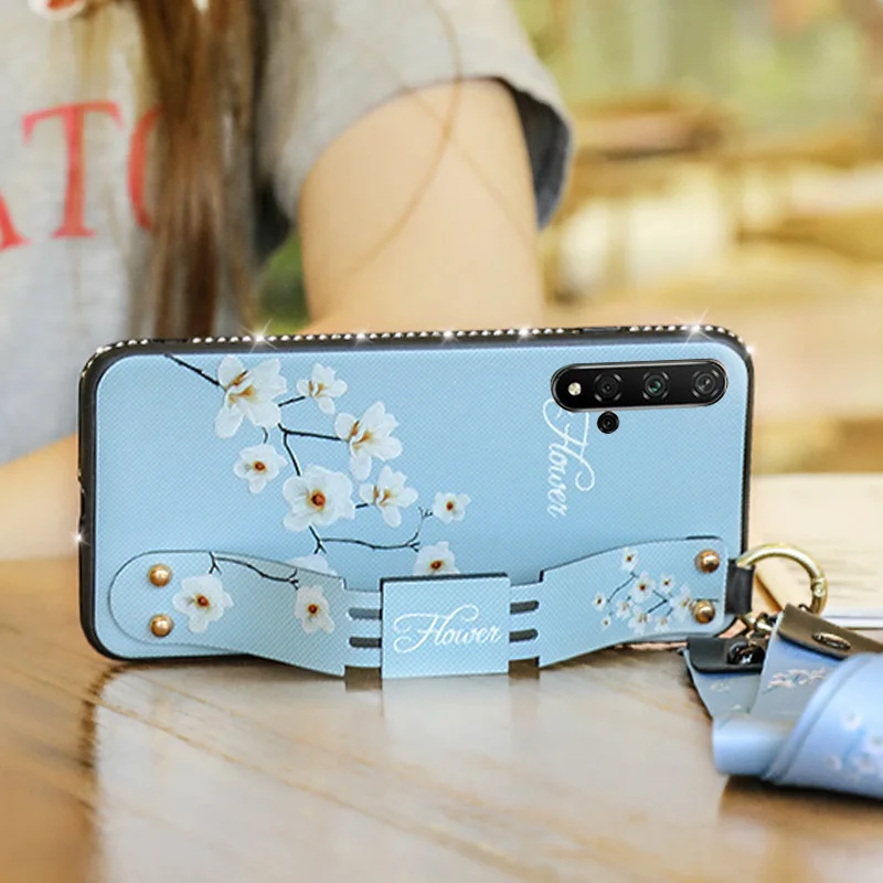 SemgCeKen Алмазный держатель чехол для huawei honor 20 pro lite honor20 20pro роскошный оригинальный