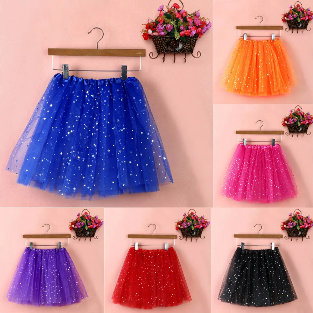 

skirt girl 2018 women's tulle skirt Pleated Gauze Short Adult Tutu Dancing Casual Solid Ladies school skirt in Eleven Colour