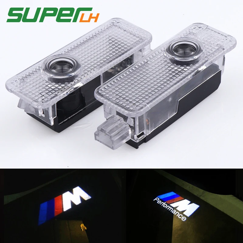 

2x M Performance Motorsport Door Welcome Light Car LED Projector Laser For BMW E90 E91 E92 M3 E60 E61 F10 M5 E63 E46 Car styling