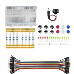 10 комплектов Starter Kit UNO R3 мини Макет светодиодный джемпер клеммы для проводов для arduino Diy Kit