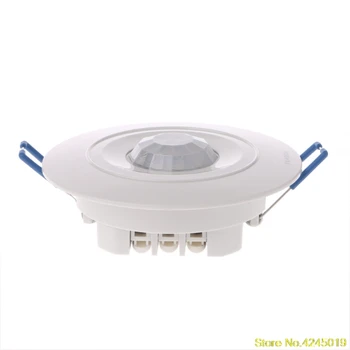 

2019 High quality 220V Infrared IR Motion Sensor Built-in Light Bulb Switch Control Detector Wall Ceiling