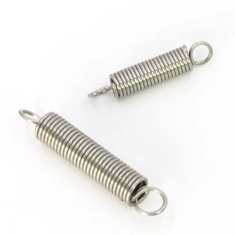 1Pcs WD 2mm 304 Stainless Steel Small tension springs OD 14mm Stretch