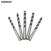 Stanley multi-purpose spiral bits 4 4.2 4.5 5 5.2 5.5 6 6.5 6.8 7 7.5 8 mm HSS twist drill bit for concrete metal glass plastic ► Photo 1/6