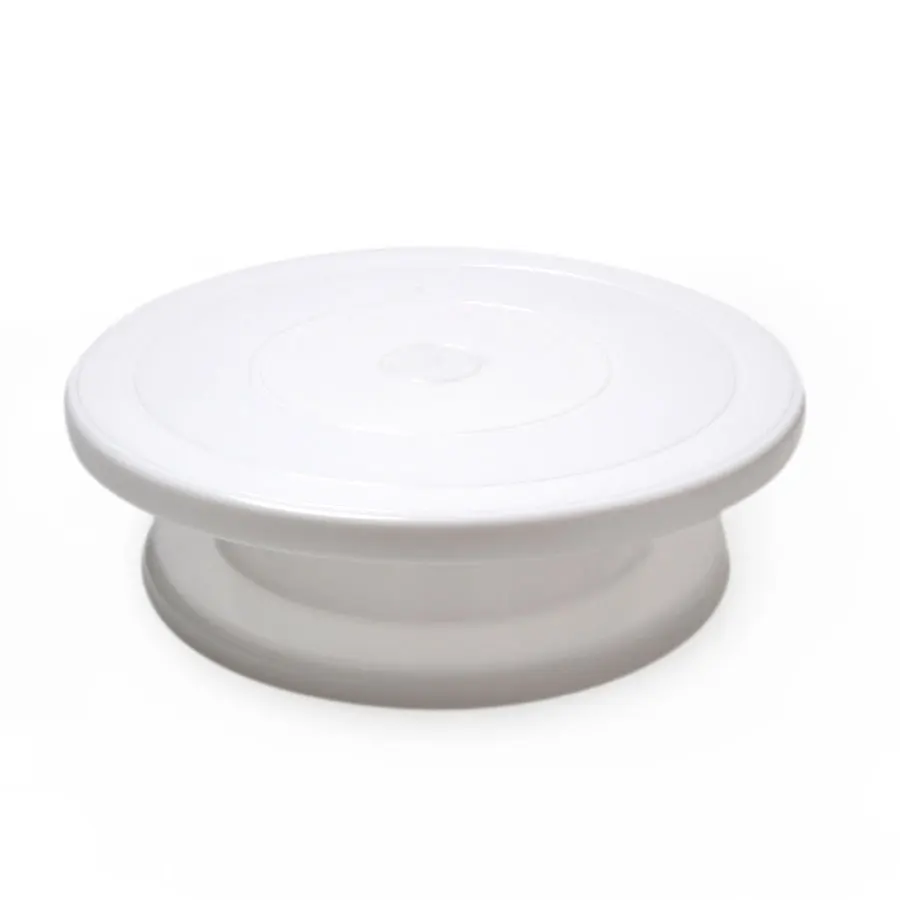 Colorful Flower Turntable Plastic Decorating Wheel DIY Cake Cream Round Rotating Cake Swivel Christ