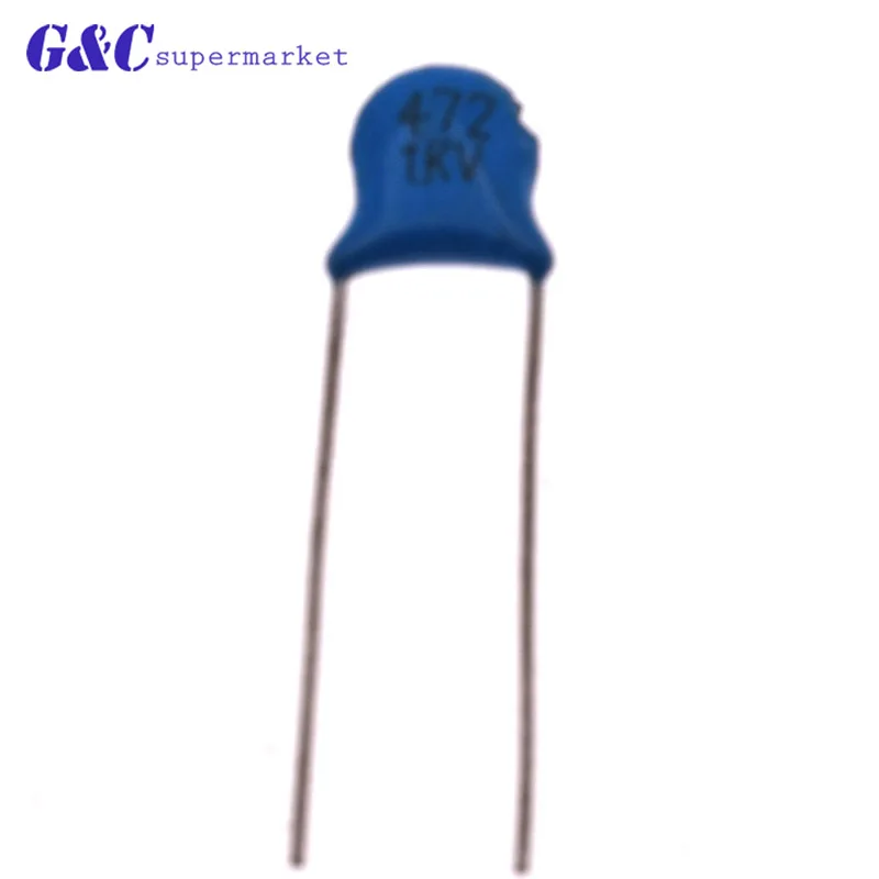 20pcs 4.7nF 1KV 1000V 472M High Voltage Ceramic Disc Capacitors