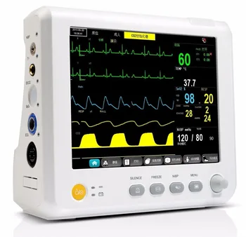 

Free Shipping CE&FDA 8" ICU/CCU Multi-Parameter Vital Signs Patient Monitor