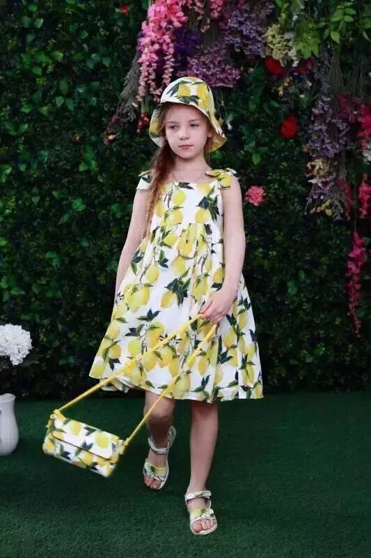 Girls Dress Slings Dress Baby Girls Dress 2016 Summer Hot Italy Style