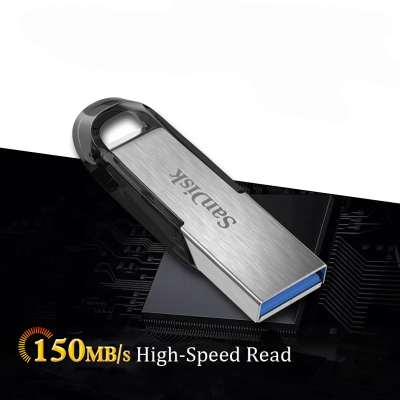 SanDisk ULTRA Flair CZ73 USB флеш-накопитель 128G 32G 16G USB 3,0 флеш-накопитель скорость передачи до 100 МБ/с./с 64G USB3.0 флешка