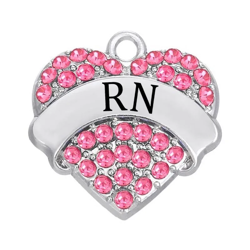 aliexpress com buy rhodium plated medicine message rn charms