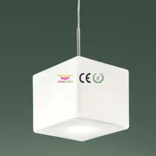 Декоративные стеклянный куб дизайн подвесной гостиная спальня 16 * 16 * 16 см AC110-240V