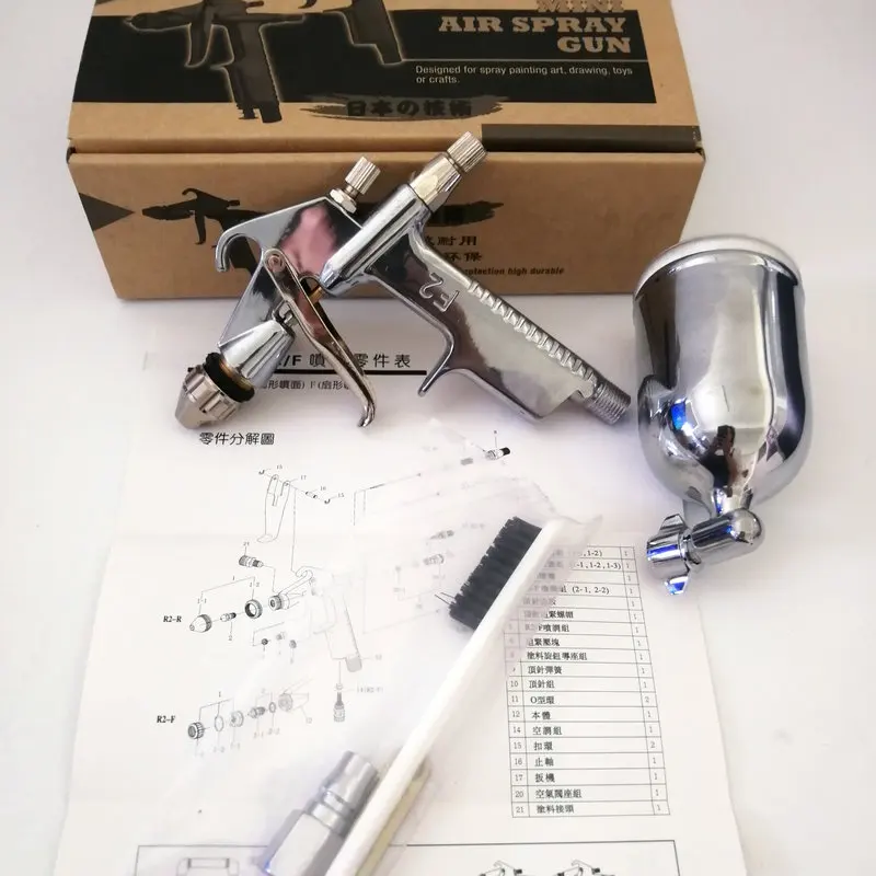 

professional industrial mini spray gun F2 0.5mm nozzle