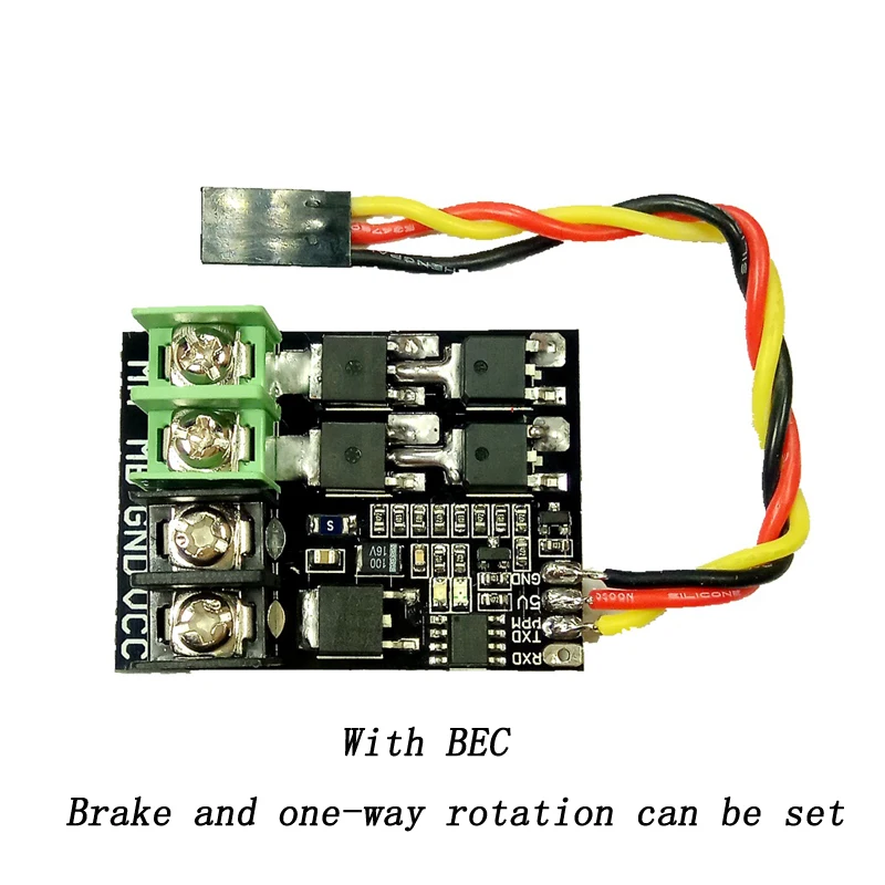 1 шт. DC матовый двухсторонний электродвигателя с электронным регулятором хода(ESC) приводной модуль pwm монтажная плата 30A 50A 3S 4S BEC для RC автомобиль/самолет 250/450/550 Запчасти