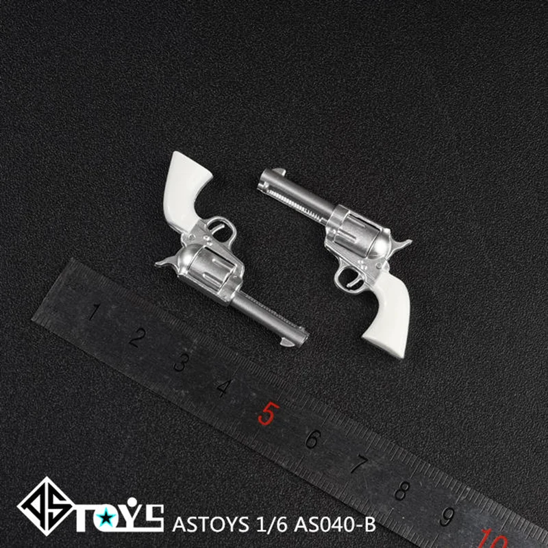 AS040 1/6 Colt Revolver Pistol Gun Weapon Model Gun Toy Black/Silver/Gold Color For 12 inches Action Figure doll toy gift