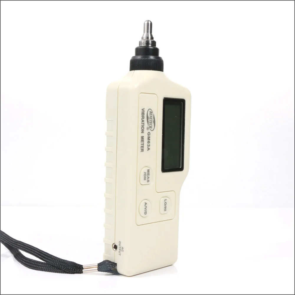 BENETECH Vibration Analyzer Digital Vibration Meter Device Probe Analizador De Vibraciones Handheld Professional Vibrator Tester 3