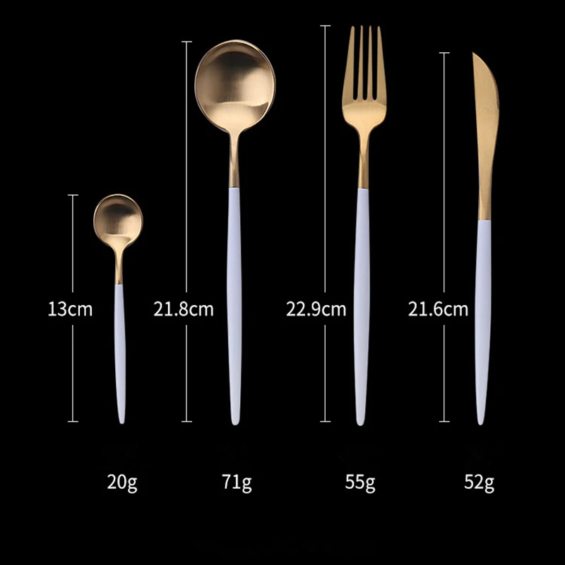 4 unids/set Camping cubiertos vajilla de acero inoxidable vajilla tenedor cucharas al aire libre cubiertos para Picnic barbacoa viajes senderismo