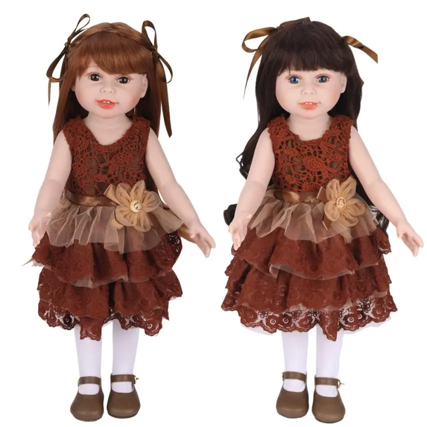 

education baby toys Plush Girl Doll Baby Doll Realistic Reborn Dolls Toy With Beautiful Clothes Outdoor Best Gift KidS Toy 30#