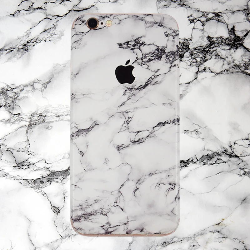 

Marble Grain Back Film For Apple iPhone 6 6S Plus Mobile Phone Decorative Protector iPhone6 Back Film Stickers AE Saver SHIP