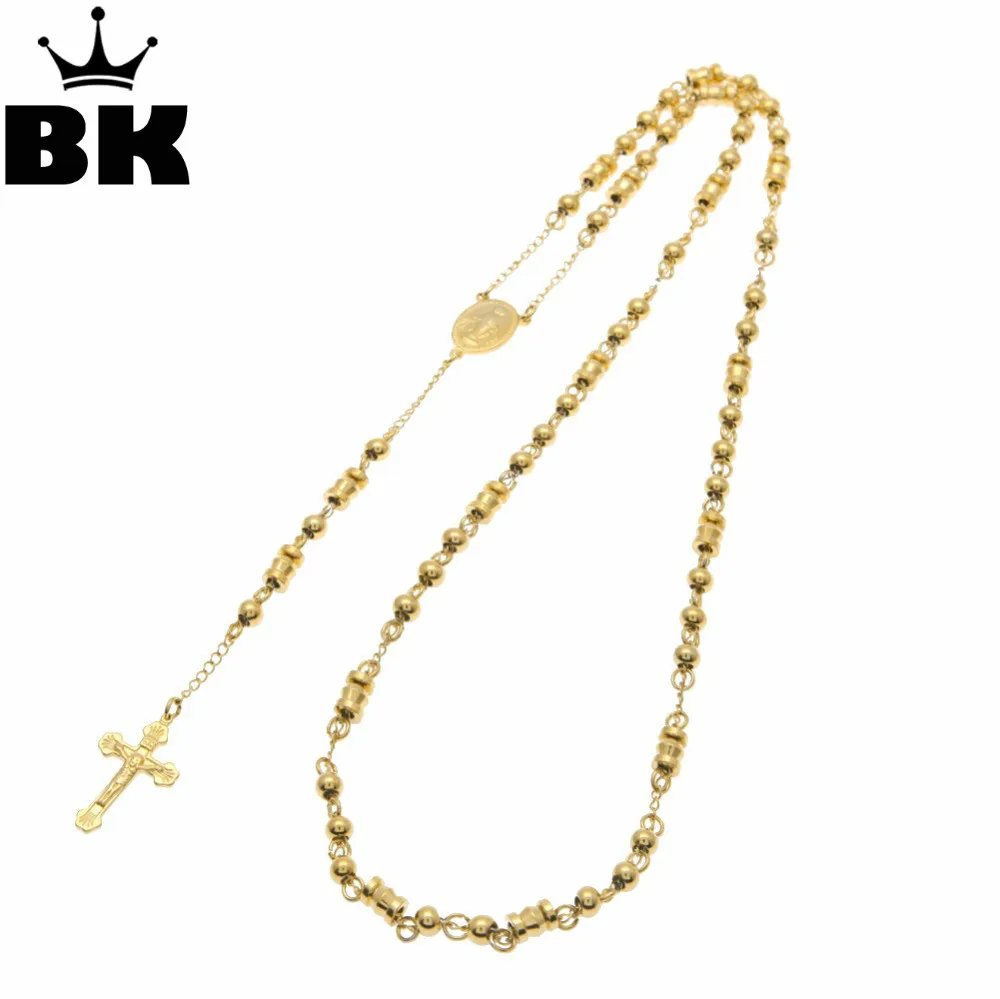 Men Women Catholic Christ Rosary Bead Cross Pendant New Fashion Jesus Rope Necklace | Украшения и аксессуары
