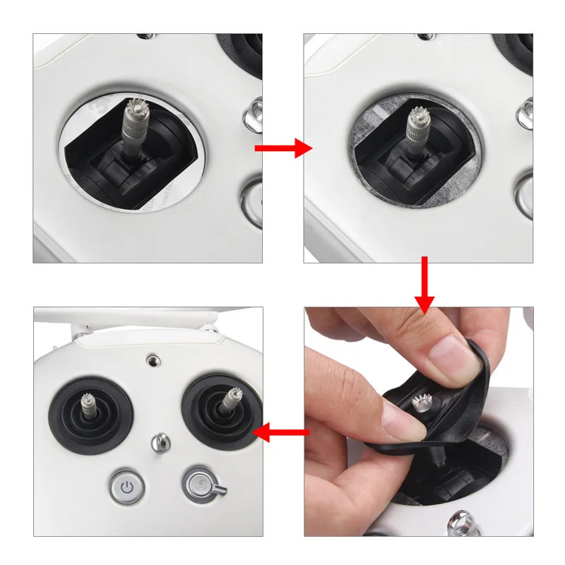 2 pcs Remote Controller Joysticks Thumb rocker Dust Proof Silicone Protective cover For DJI Phantom 3  4 Drone Accessories 1 (6)