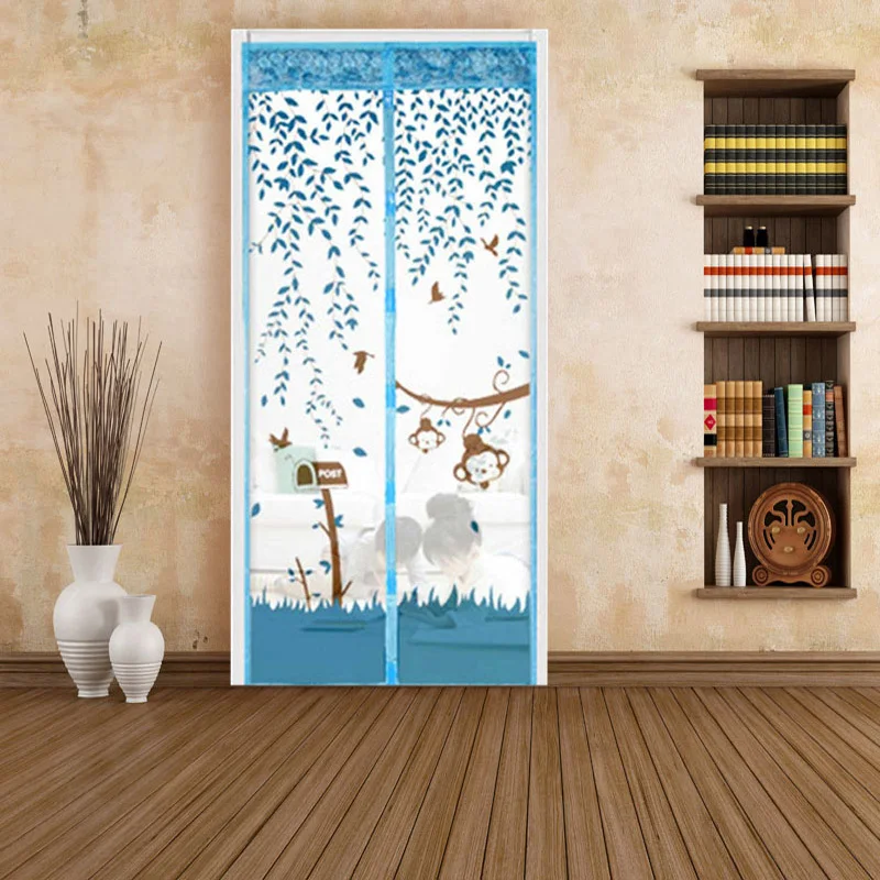 

Durable Hot Sale 1Pcs 1*2.1m 4 Colors Summer Style Mesh Prevent Mosquito Kitchen Window Curtains tulle window door screen NVIE