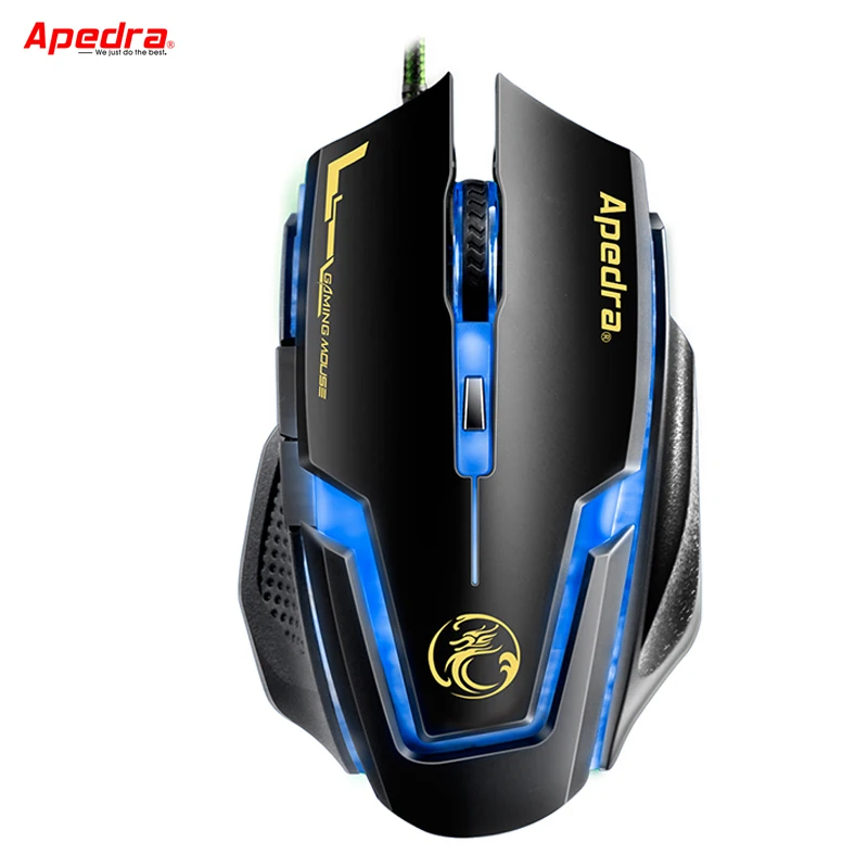 USB мышь компьютерная Проводная игровая 3200DPI 6 кнопок|gaming mouse gamer|mouse gamer6 buttons |