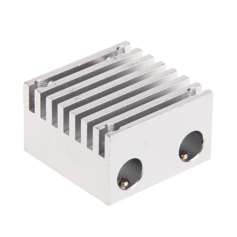 

3D Printer Chimera E3D Double Spray Nozzle Heat Sink E3D Metal DIY Extrusion Aluminum Block apply to 1.75mm Fliament
